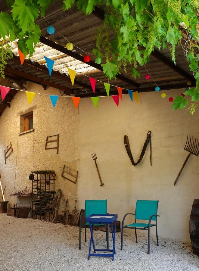 Gite Rural La Maison Mauve Ventouse Buitenkant foto